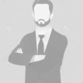 Default placeholder businessman half-length portr Default placeholder businessman half-length portrait photo avatar. Man gray color